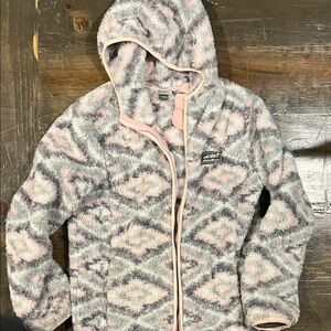 Eddie Bauer Cozy Pink and Gray Kids Jacket